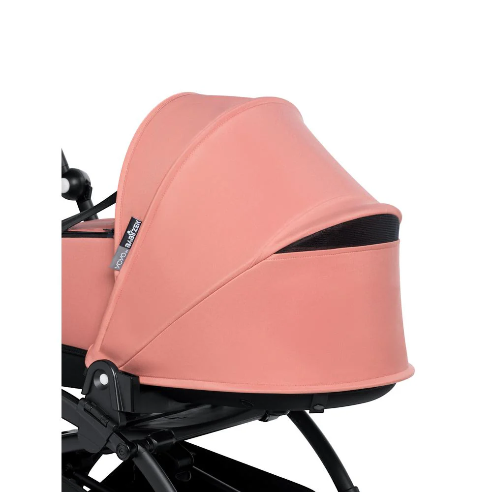 Stokke® YOYO³ Stroller - Compact Stroller Newborn Shell to Toddler Black/Ginger - Image 6