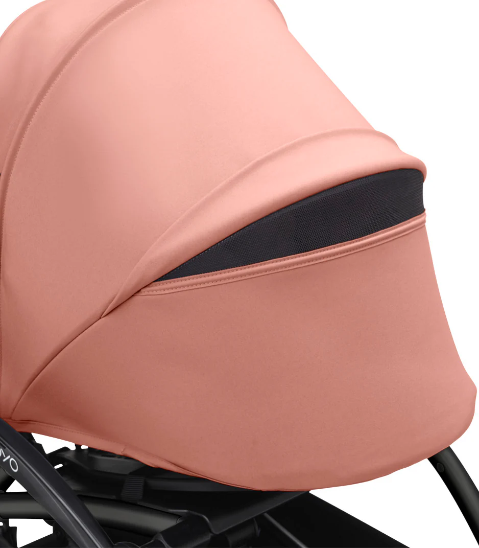 Stokke® YOYO³ stroller with newborn to toddler Black/Ginger - Image 9
