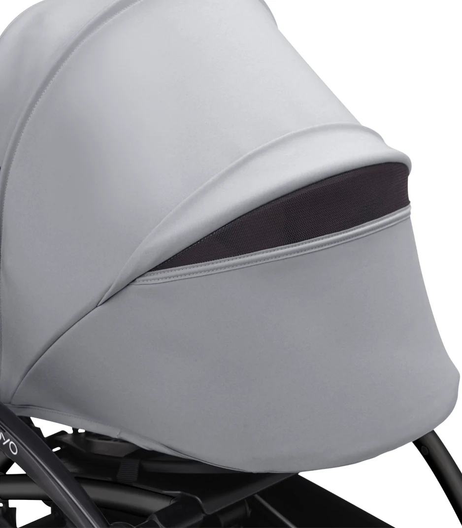 Stokke® YOYO³ stroller with newborn to toddler Black/Stone - Image 8