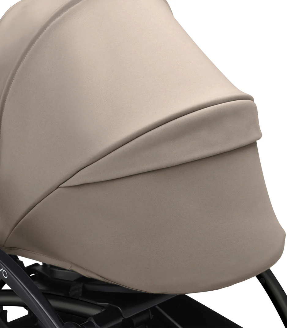 Stokke® YOYO³ stroller with newborn to toddler Black/Taupe - Image 7