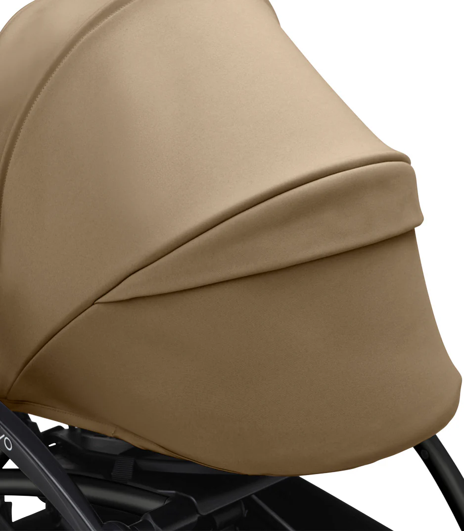 Stokke® YOYO³ stroller with newborn to toddler Black/Toffee - Image 8