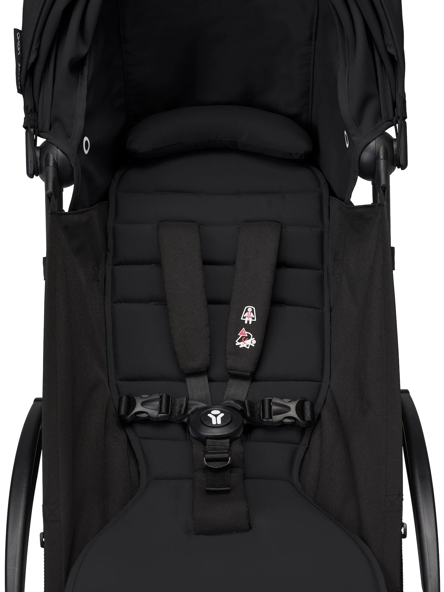 Stokke® YOYO³ stroller with newborn to toddler White/Black - Image 9