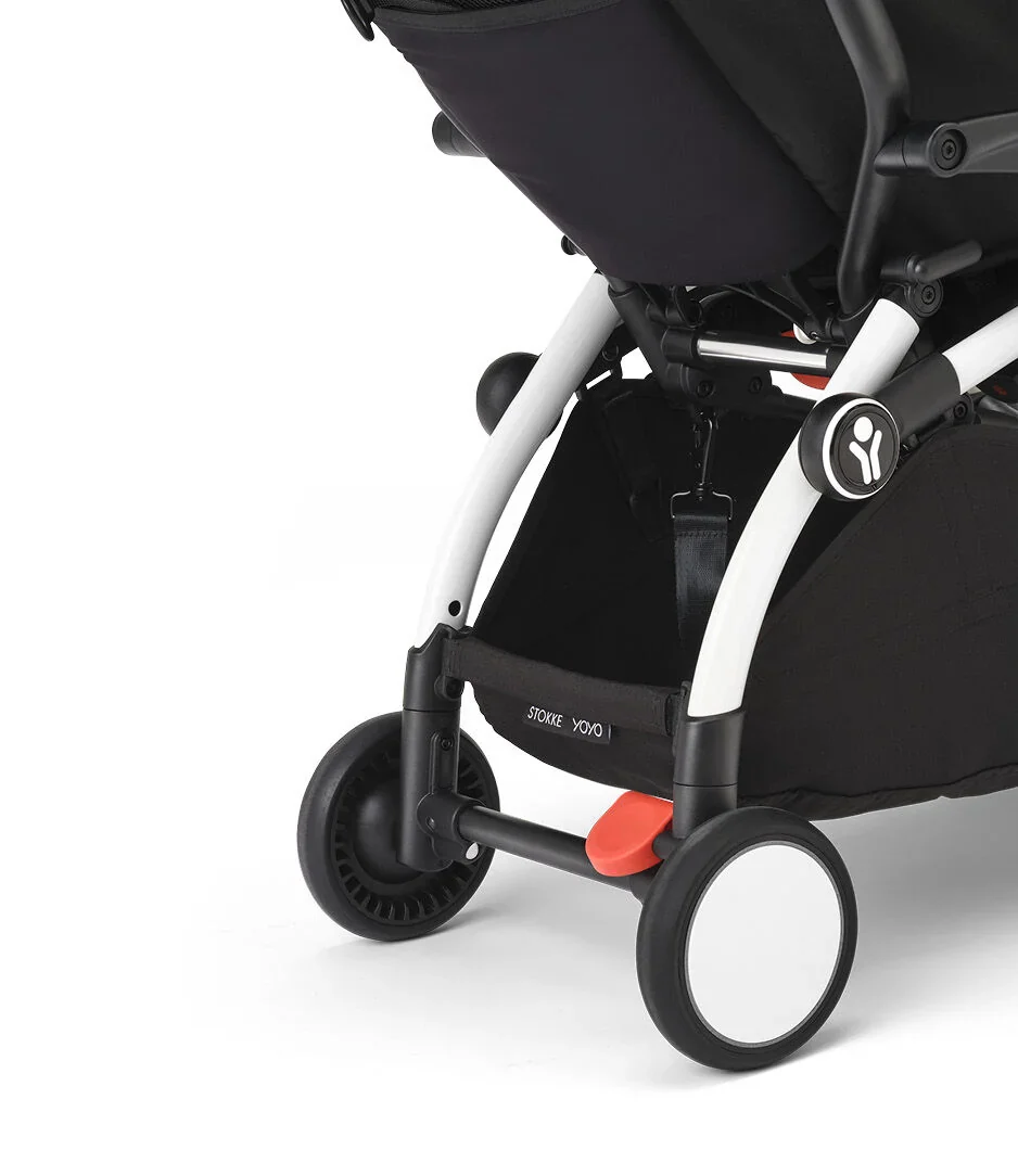 Stokke® YOYO³ stroller with newborn to toddler White/Ginger - Image 13
